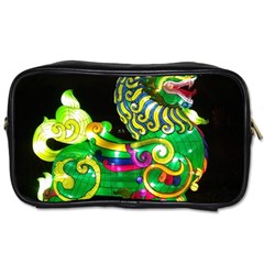 Green Ki Rin Toiletries Bag (two Sides) by Riverwoman