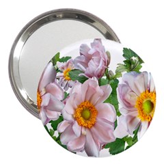 Flowers Anemone Arrangement Cut Out 3  Handbag Mirrors by Simbadda