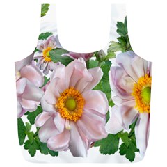 Flowers Anemone Arrangement Cut Out Full Print Recycle Bag (xl) by Simbadda