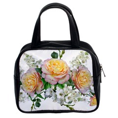 Flowers Arrangement Yellow Roses Classic Handbag (two Sides) by Simbadda