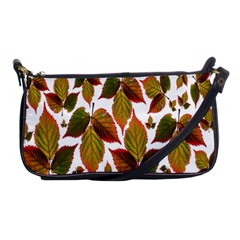 Leaves Autumn Fall Colorful Shoulder Clutch Bag by Simbadda