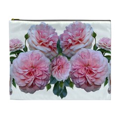 Roses Pink Flowers Arrangement Cosmetic Bag (xl) by Simbadda