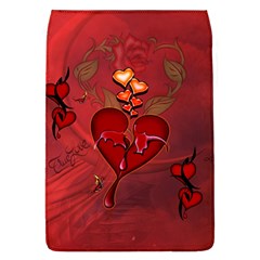 Wonderful Hearts And Rose Removable Flap Cover (l) by FantasyWorld7