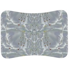 Silky Flowers From The Bohemian Paradise  In Time Velour Seat Head Rest Cushion by pepitasart