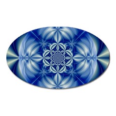 Abstract Art Artwork Fractal Design Oval Magnet