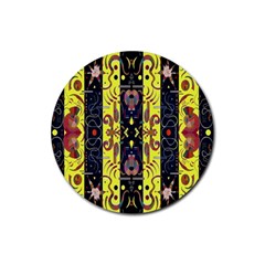 K 1 Rubber Round Coaster (4 Pack) 