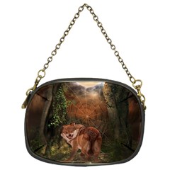 Awesome Wolf In The Darkness Of The Night Chain Purse (two Sides) by FantasyWorld7