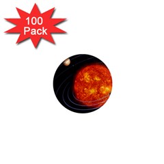 Solar System Planet Planetary System 1  Mini Magnets (100 Pack) 