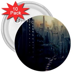 Apocalypse Post Apocalyptic 3  Buttons (10 Pack) 