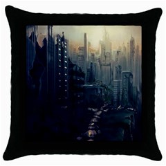 Apocalypse Post Apocalyptic Throw Pillow Case (black)