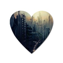 Apocalypse Post Apocalyptic Heart Magnet