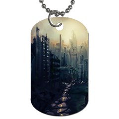 Apocalypse Post Apocalyptic Dog Tag (two Sides) by Sudhe