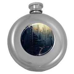 Apocalypse Post Apocalyptic Round Hip Flask (5 Oz)