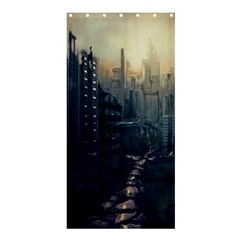 Apocalypse Post Apocalyptic Shower Curtain 36  X 72  (stall)  by Sudhe