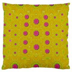 Bloom On In  The Sunshine Decorative Large Cushion Case (one Side)