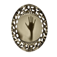 Mirror Mirror Of Souls Magic Mirror Ornament (oval Filigree) by Sudhe