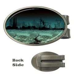 Industry Setting World Urban Money Clips (oval) 