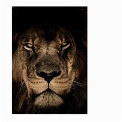 African Lion Wildcat Mane Closeup Large Garden Flag (two Sides) by Sudhe