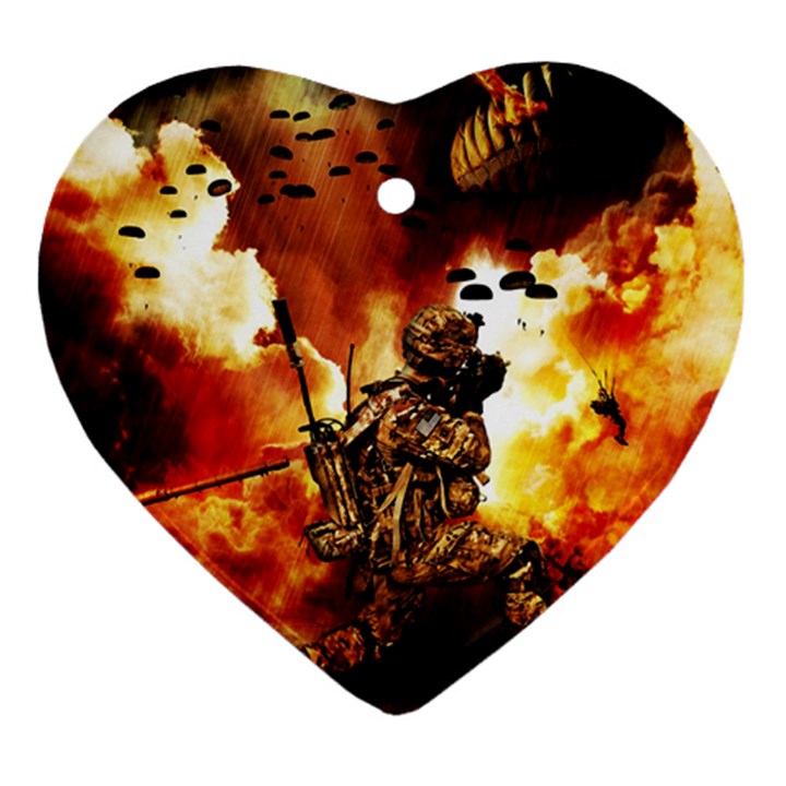 War Venue War Apocalypse Ornament (Heart)