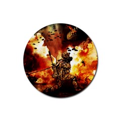 War Venue War Apocalypse Rubber Round Coaster (4 Pack) 