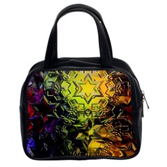 Background Star Abstract Colorful Classic Handbag (two Sides) by HermanTelo