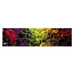 Background Star Abstract Colorful Satin Scarf (oblong)