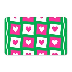 Pink Love Valentine Magnet (rectangular)