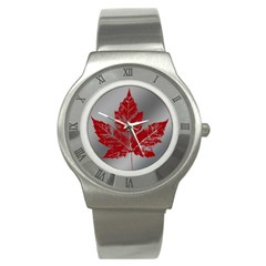 Cool Canada Watches Stainless Steel Watch (slim) by CanadaSouvenirs