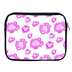 Pink Flower Apple Ipad 2/3/4 Zipper Cases by scharamo