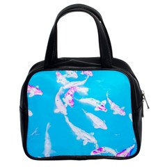 Koi Carp Scape Classic Handbag (two Sides) by essentialimage