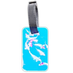 Koi Carp Scape Luggage Tag (two Sides) by essentialimage