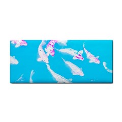 Koi Carp Scape Hand Towel by essentialimage