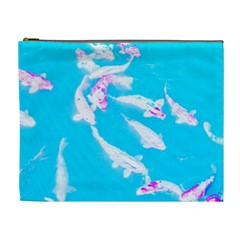 Koi Carp Scape Cosmetic Bag (xl) by essentialimage