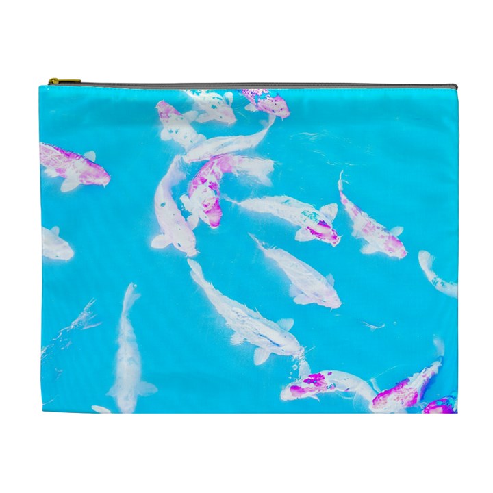 Koi Carp Scape Cosmetic Bag (XL)