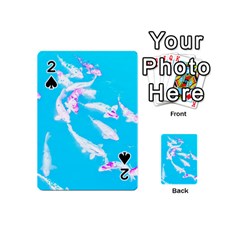 Koi Carp Scape Playing Cards 54 Designs (mini) by essentialimage