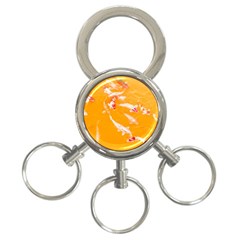 Koi Carp Scape 3-ring Key Chain by essentialimage