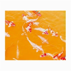 Koi Carp Scape Small Glasses Cloth (2 Sides) by essentialimage