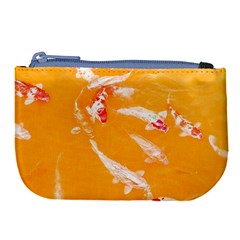 Koi Carp Scape Large Coin Purse by essentialimage