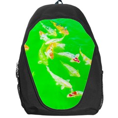 Koi Carp Scape Backpack Bag by essentialimage