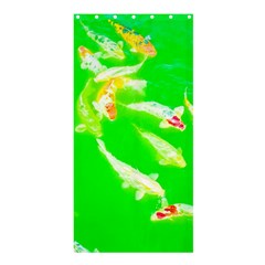 Koi Carp Scape Shower Curtain 36  X 72  (stall)  by essentialimage