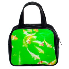 Koi Carp Scape Classic Handbag (two Sides) by essentialimage