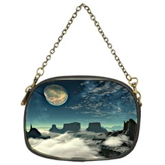 Lunar Landscape Space Mountains Chain Purse (two Sides) by Simbadda