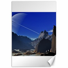 Saturn Landscape Mountains Canvas 20  X 30  by Simbadda