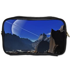 Saturn Landscape Mountains Toiletries Bag (two Sides) by Simbadda