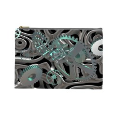 Gears Machine Machines Cosmetic Bag (large)