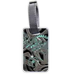 Gears Machine Machines Luggage Tag (one Side) by Bajindul