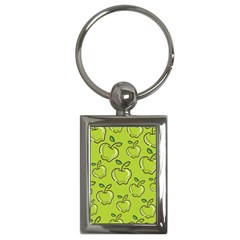 Fruit Apple Green Key Chain (rectangle) by HermanTelo