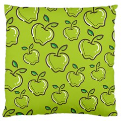 Fruit Apple Green Standard Flano Cushion Case (two Sides)