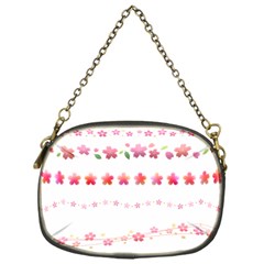 Sakura Border Cherry Blossom Chain Purse (one Side) by Simbadda