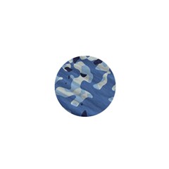 Tarn Blue Pattern Camouflage 1  Mini Magnets by Alisyart